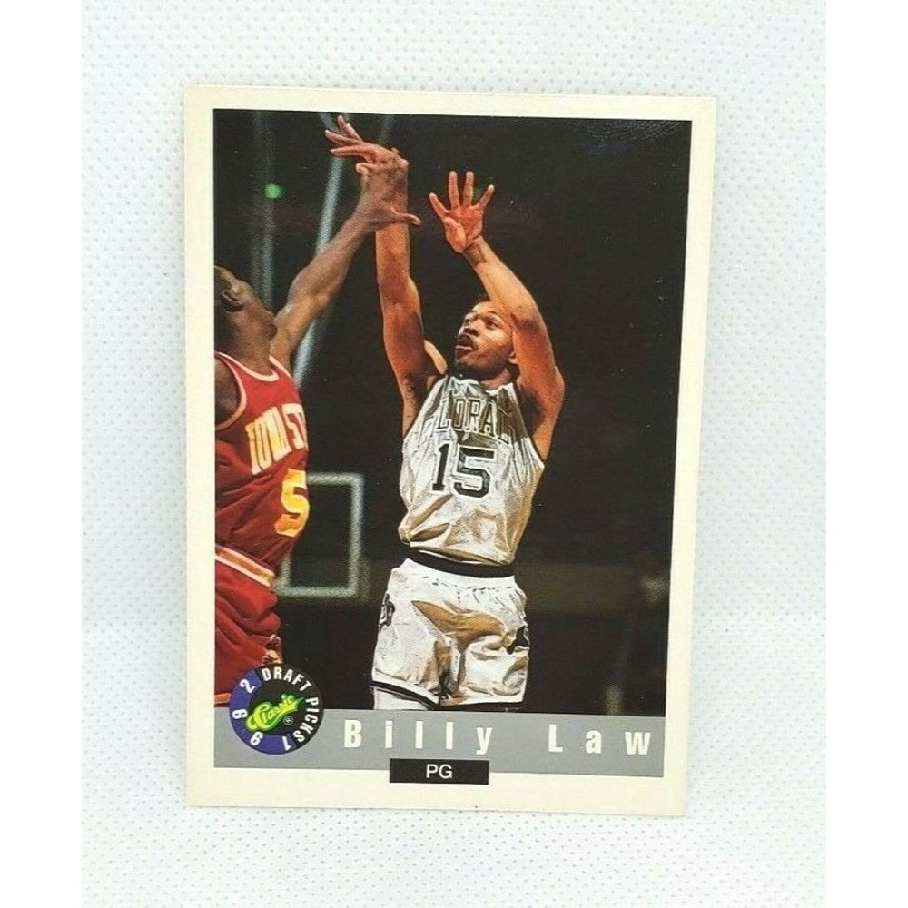 Vintage 1992 Draft Pick Classic Billy Law PG Basketball Sports Trading Card